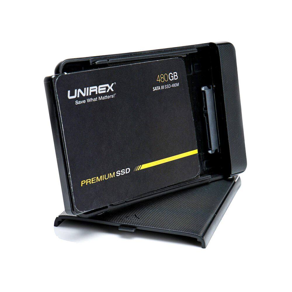 SSD externo portátil Unirex 480GB SATA LLL Solid State