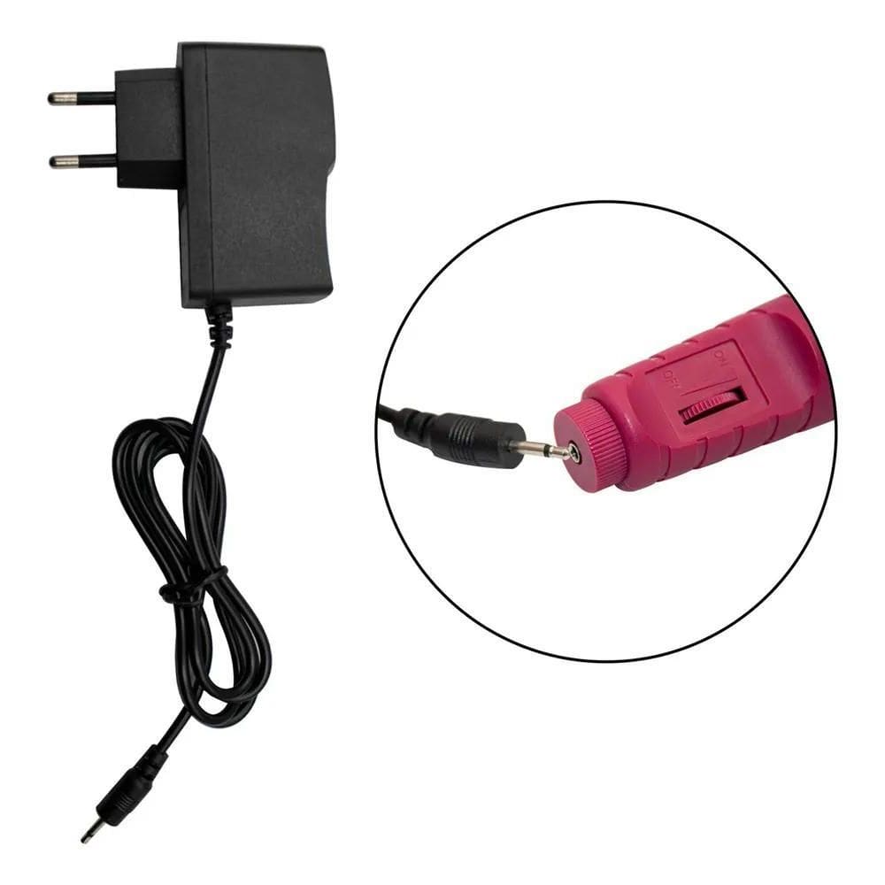 Fonte Carregador Lixadeira Motor De Unhas
