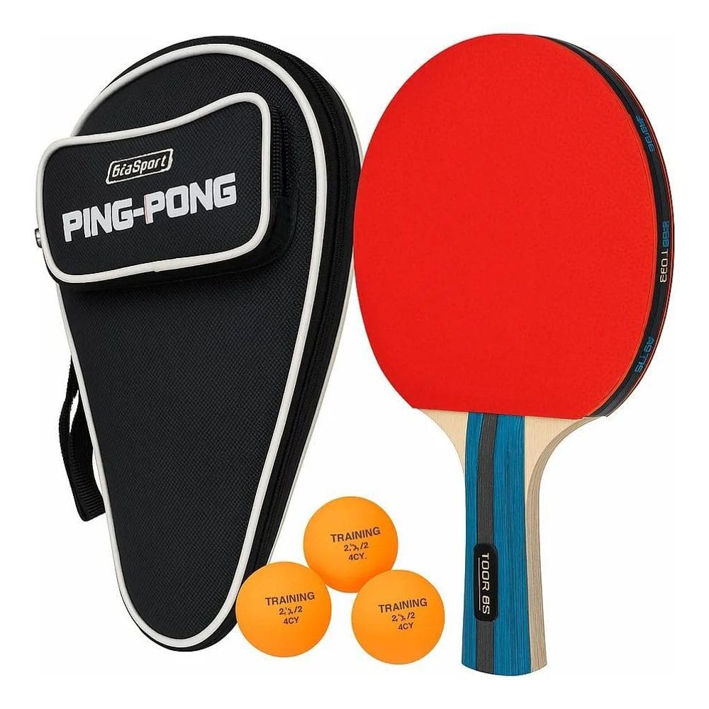 2X Kit Raquete Bolinha De Ping Pong Tênis De Mesa Profission