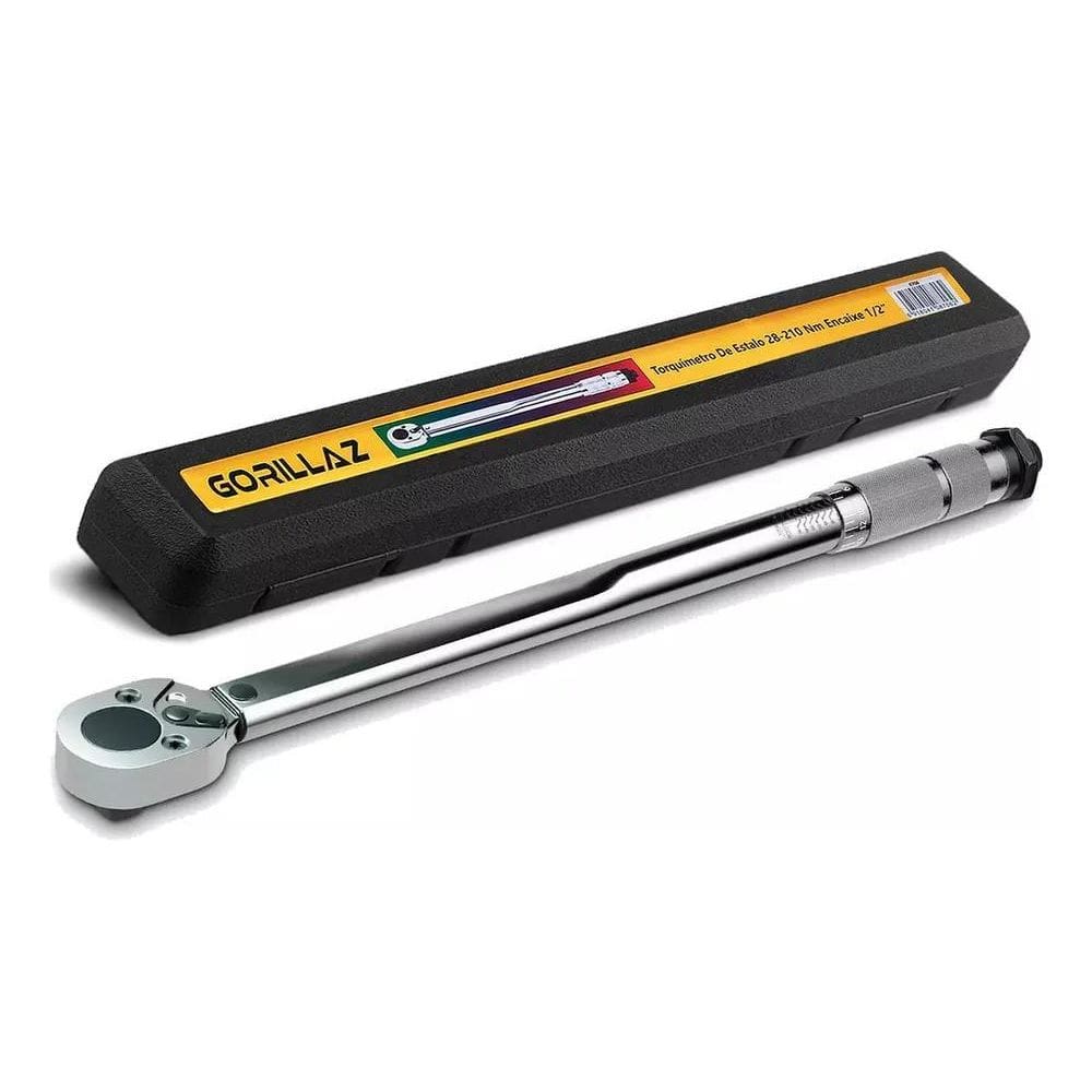 2X Torquímetro Estalo 1/2 Pol 28-210 Nm 2,8 A 21Kg Aço Click