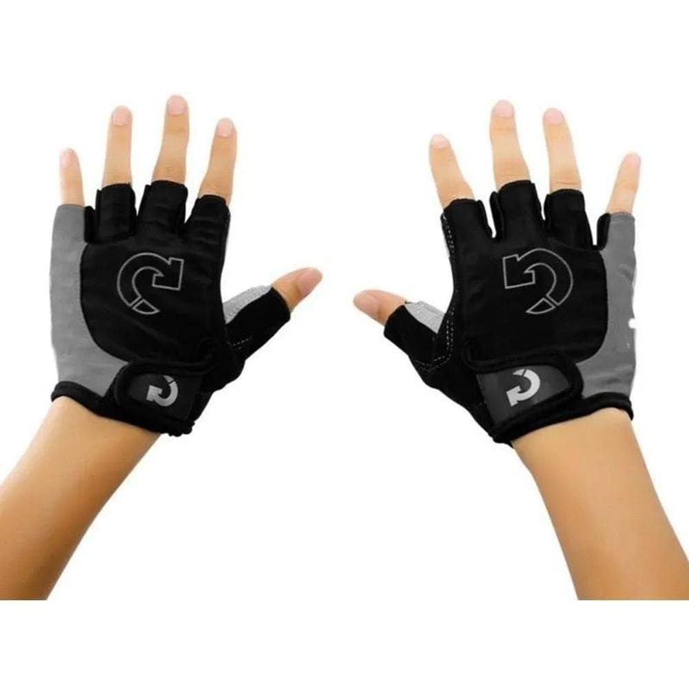 2X Luva Para Ciclismo Academia Meio Dedo Bike Bicicleta