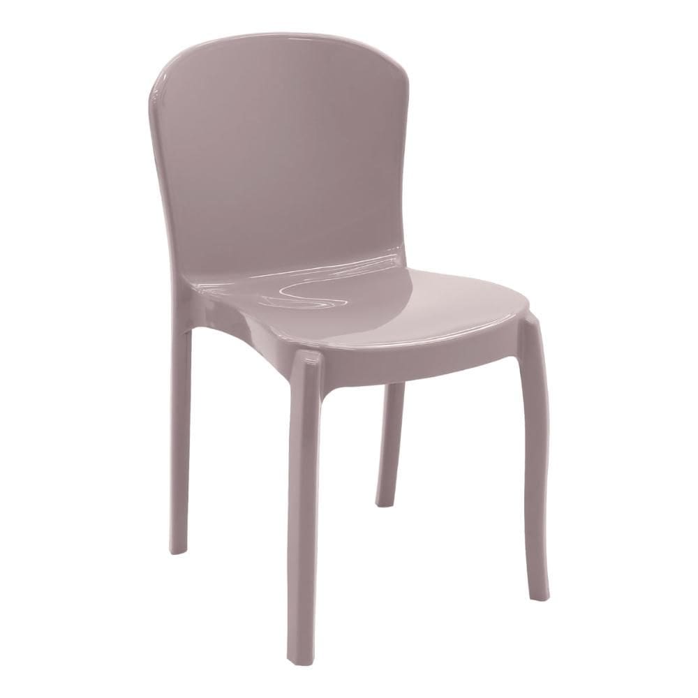 Cadeira Empilhável Tramontina Anna em Polipropileno Camurça