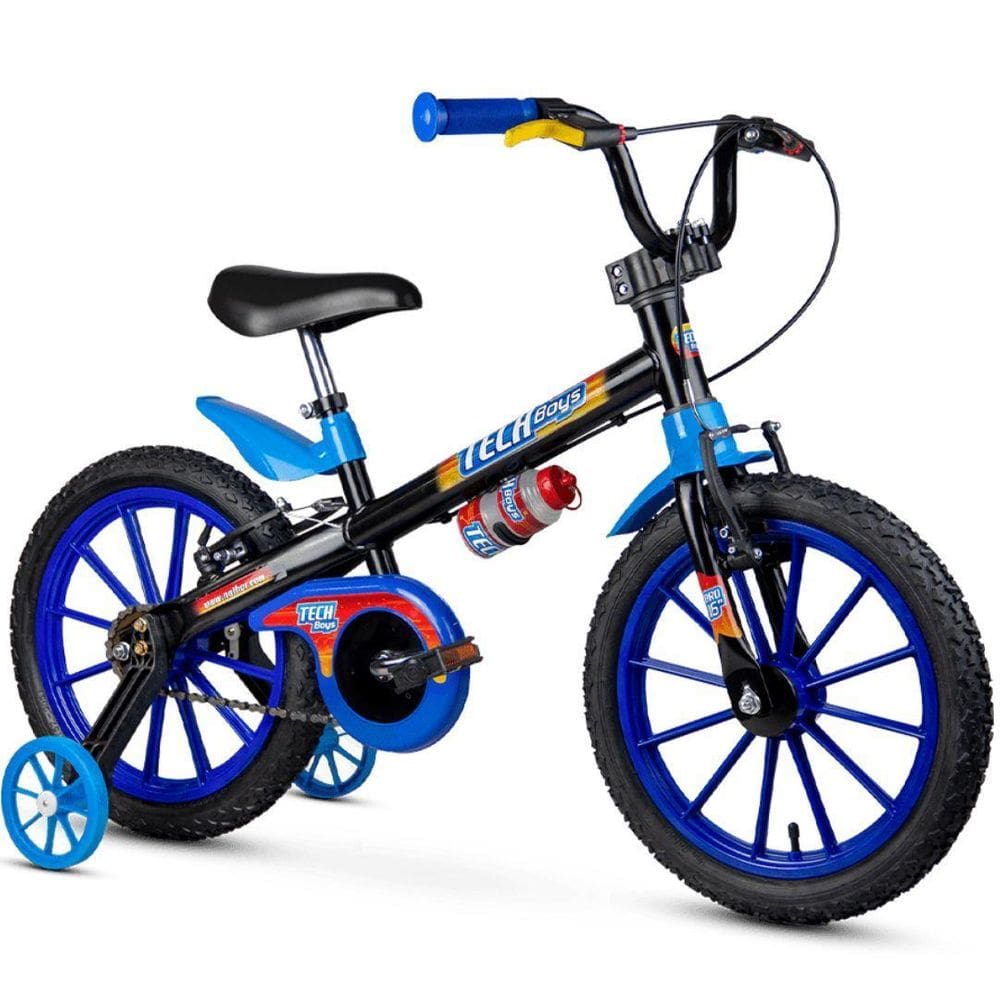 Bicicleta Infantil Com Rodinha Para Meninos Tech Boys Aro 16