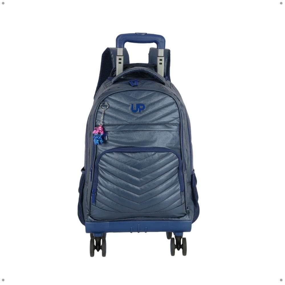 Mochila De Rodinhas E Costas Escolar Compartimento Notebook