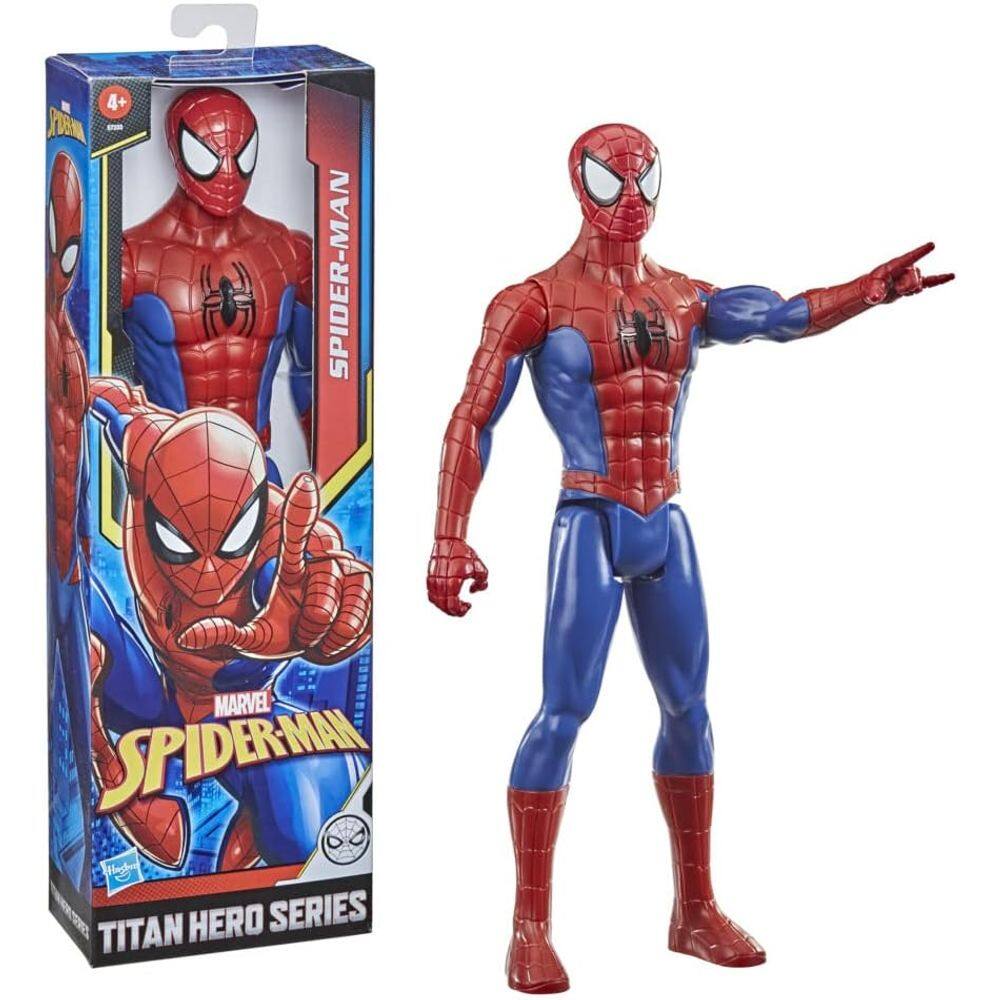 Boneco Homem Aranha Titan Hero Series Vermelho 30 cm Hasbro E7333