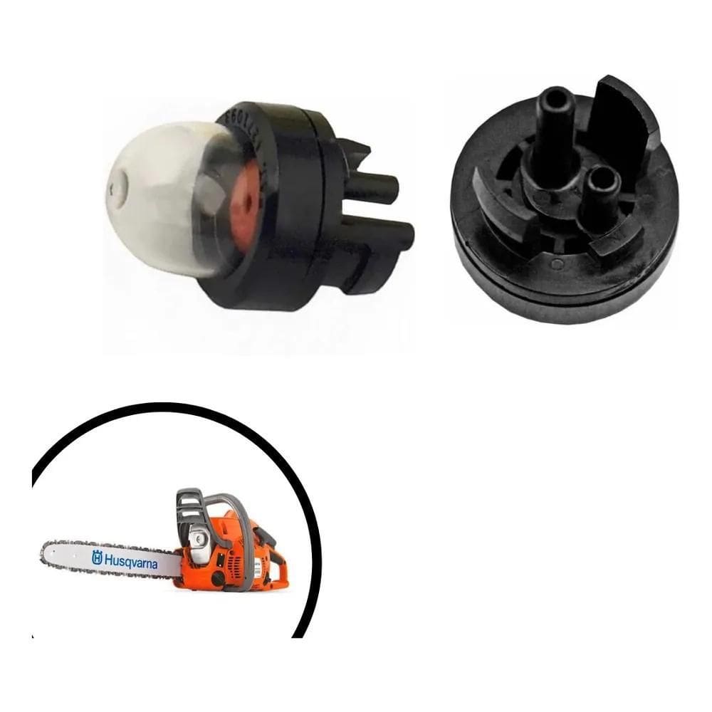 2X Injetor Bulbo Combustivel Moto Serra Husqvarna 120/125/43