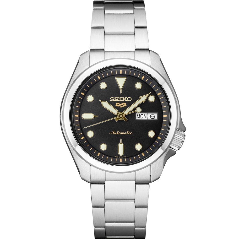 Relógio SEIKO SRPE57 5 Sports Automatic para homens em aço inoxidável