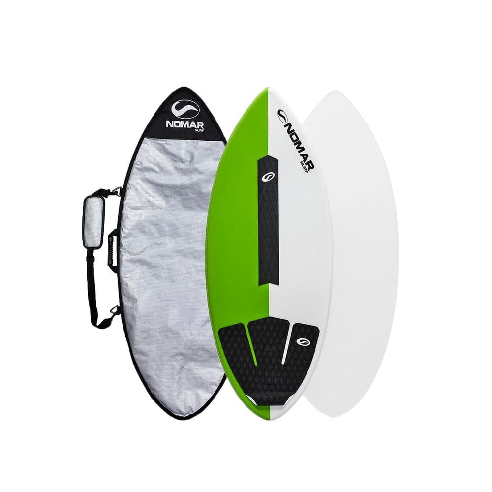 Prancha De Skimboard Profissional 1,32 Verde + Capa