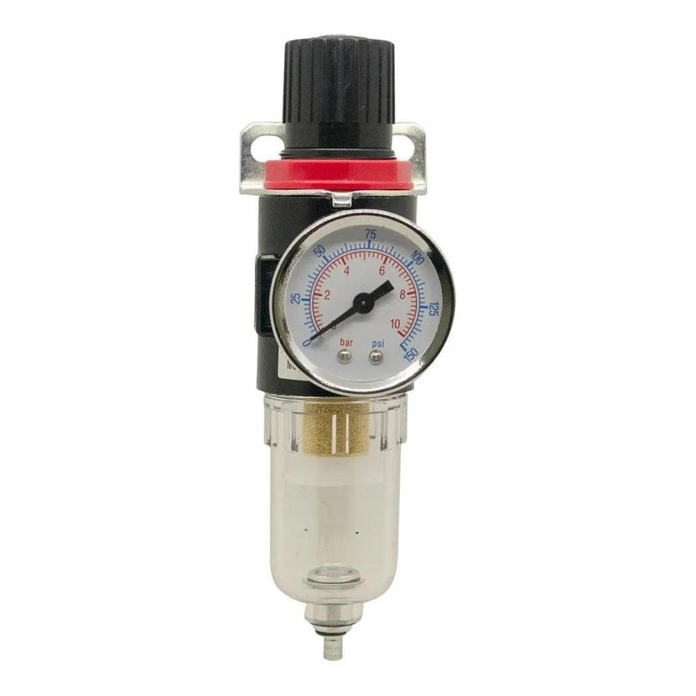 2X Filtro De Ar Para Compressor Com Regulador E Manômetro K