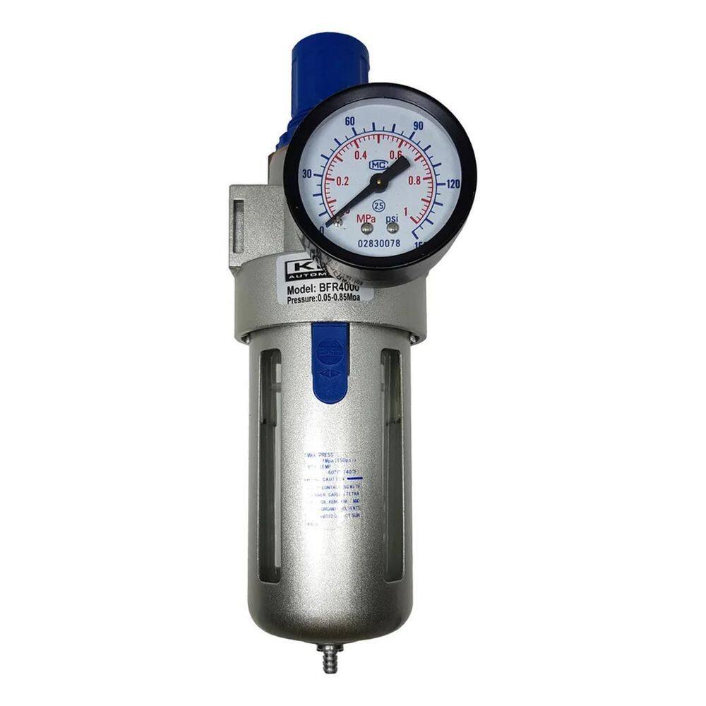 2X Filtro Regulador De Ar Para Compressor Ar Comprimido 1/2