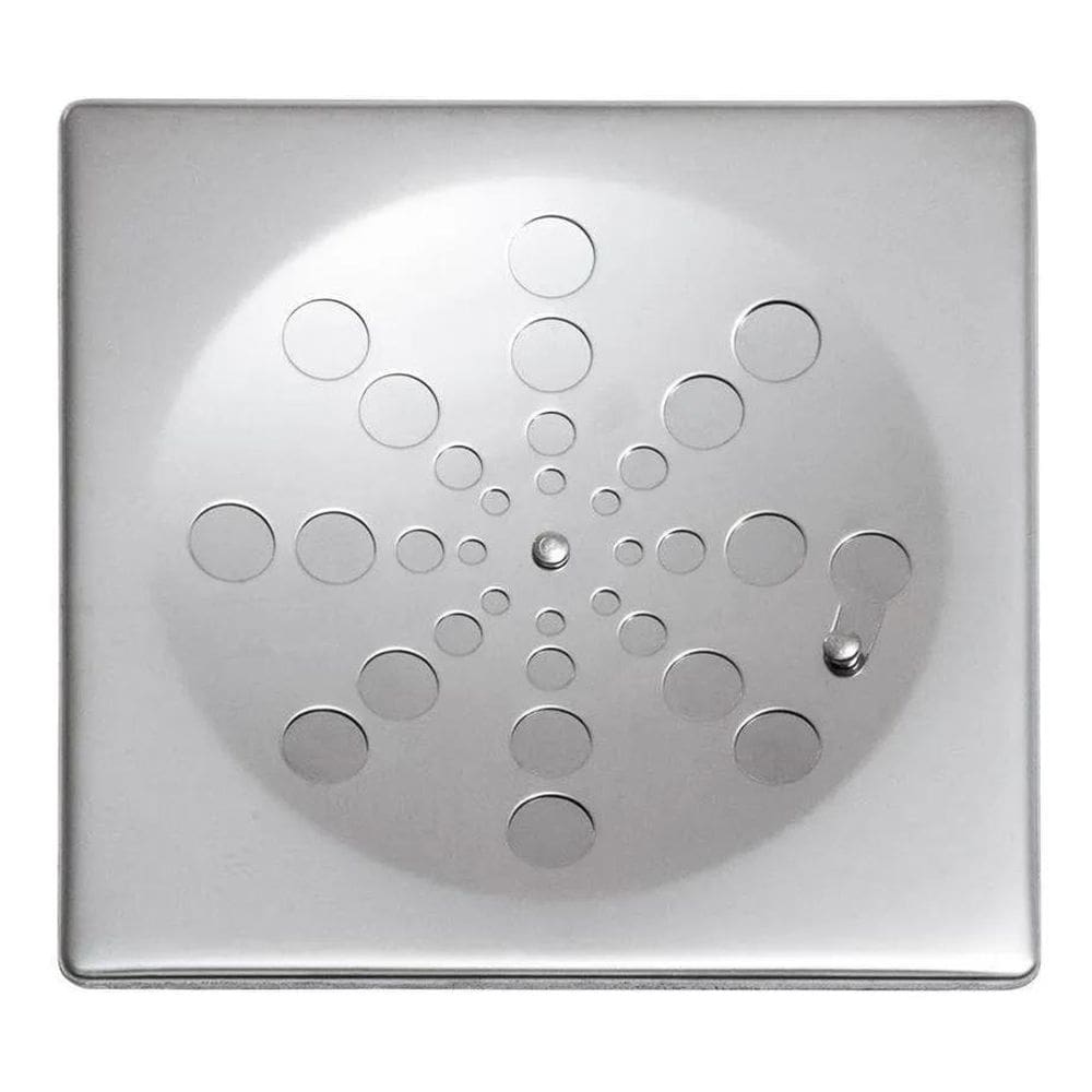 2X Overtime Grelha Quadrada Aço Inox 10X10 Com Fecho 100 Mm