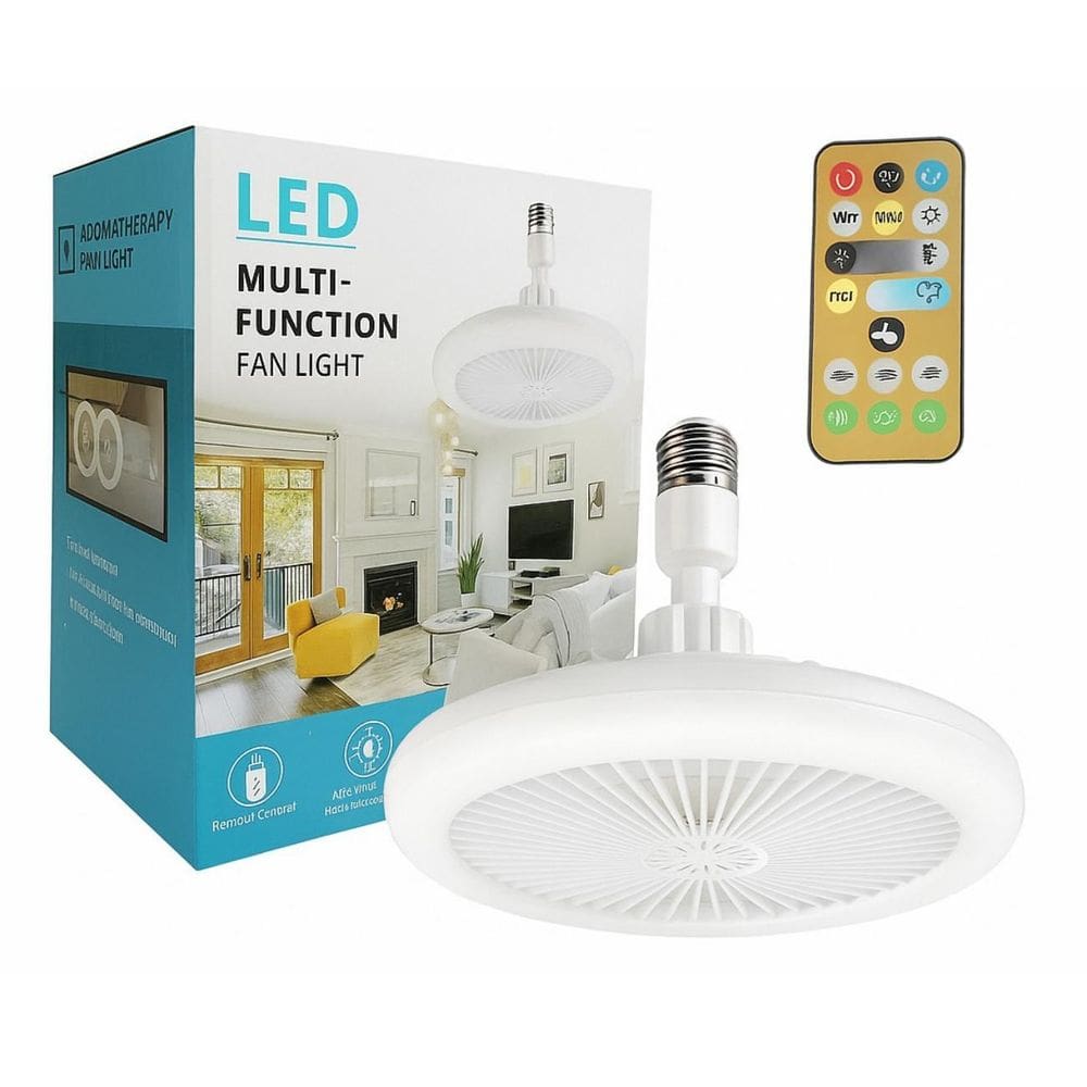 Lâmpada De Ventilador Led Teto 30W E27, Estilo E Eficiência