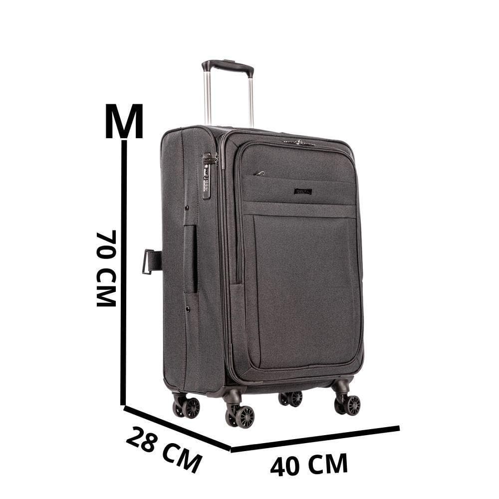 Mala De Viagem Média Ultralight Hug 23Kg Rodas 360 Cad Tsa