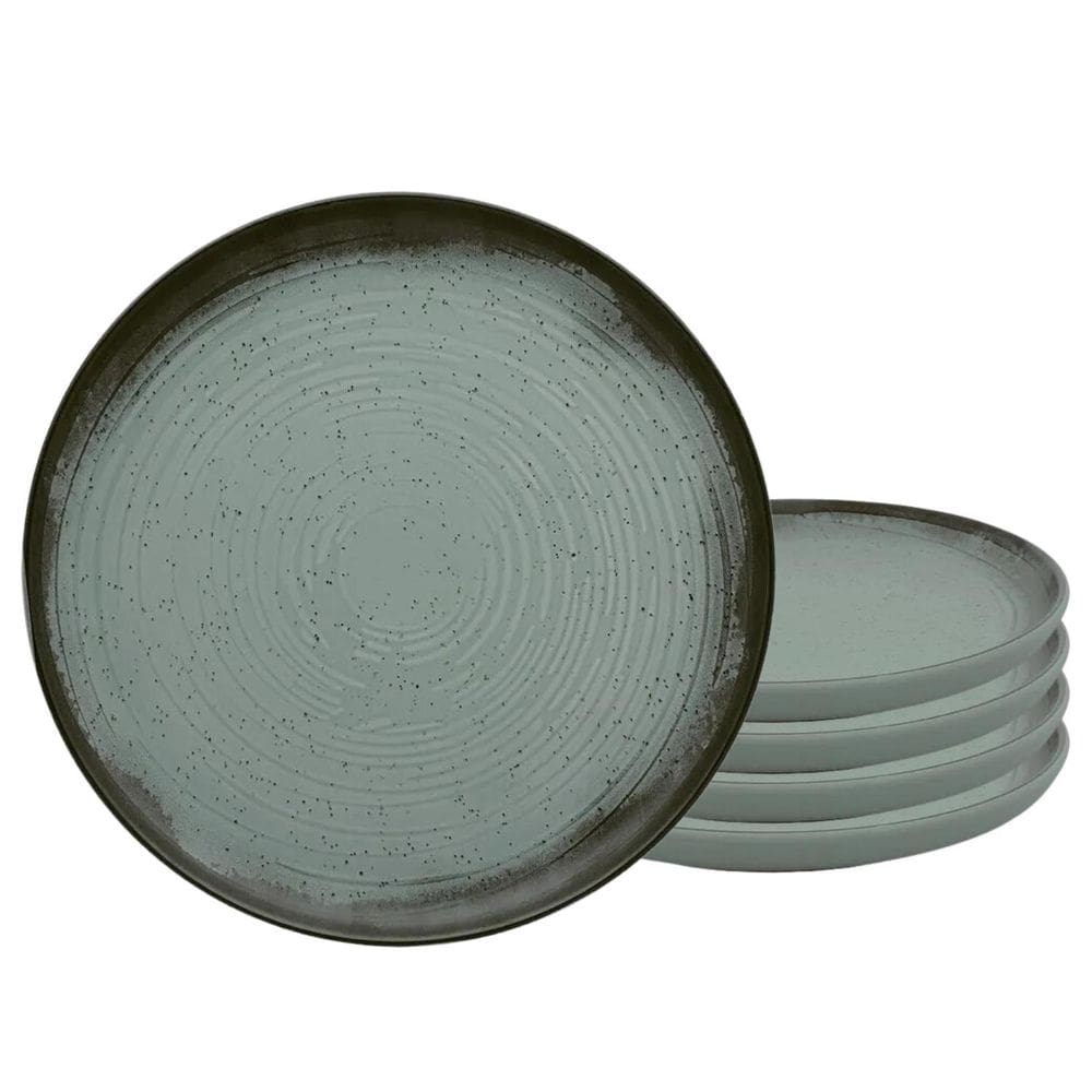 Jogo De Pratos Sobremesa 4Pcs Cerâmica 20Cm Pacifico Oxford