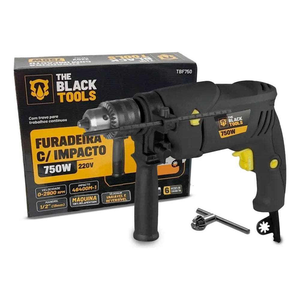 Furadeira De Impacto 1/2 Pol 13Mm 750W Profissional