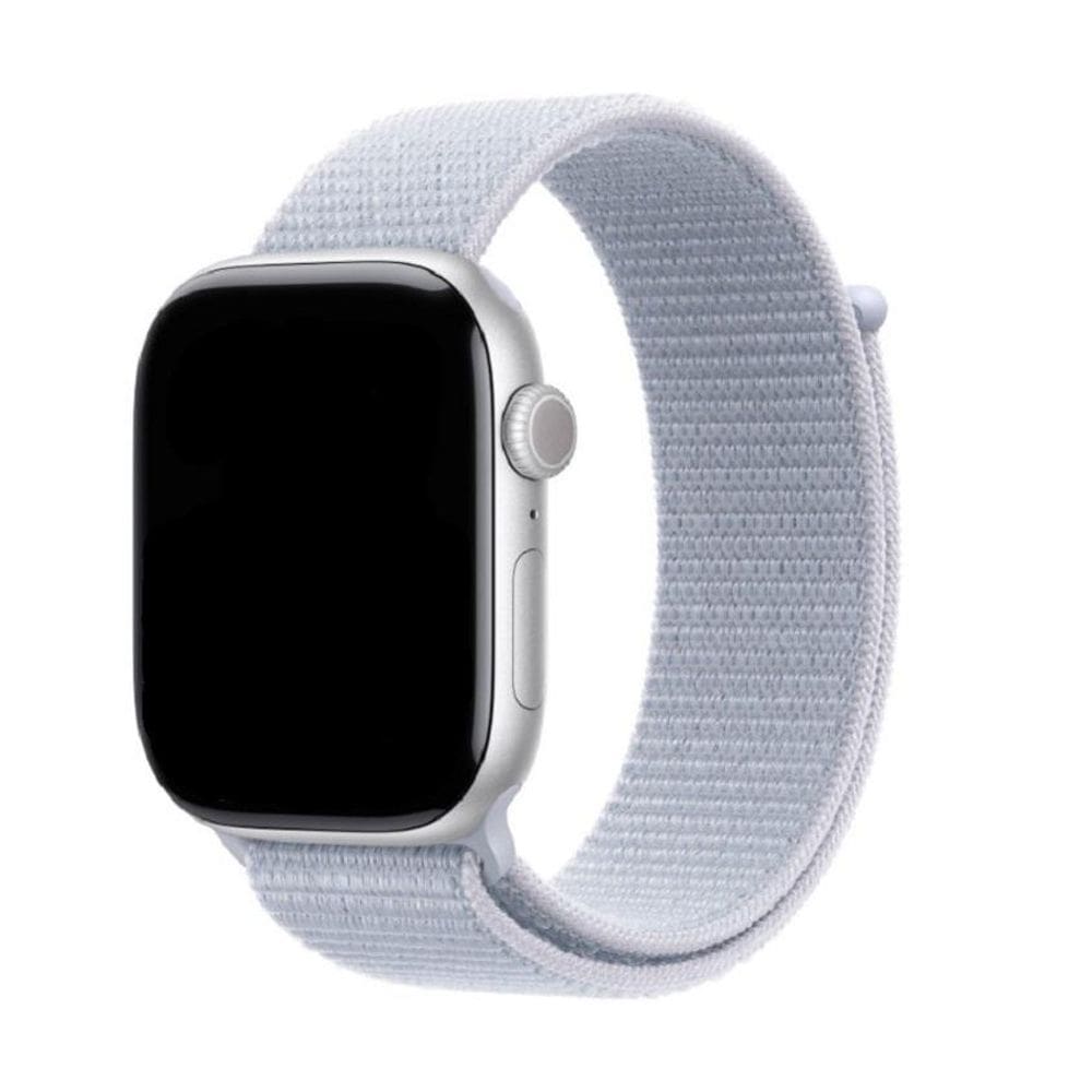 Pulseira Nylon Loop Para Watch 44/45/46Mm - Nuvem Azul