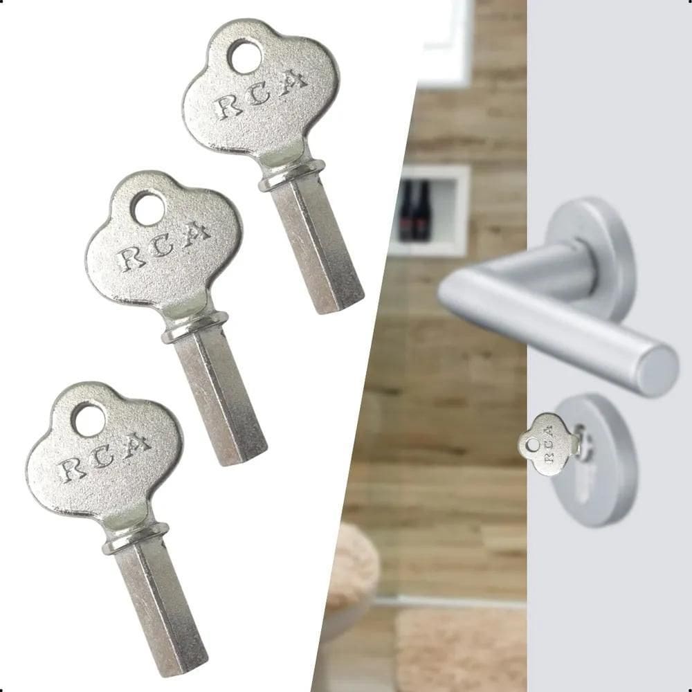 2X Chave De Banheiro Pacote Com 3 Unidades