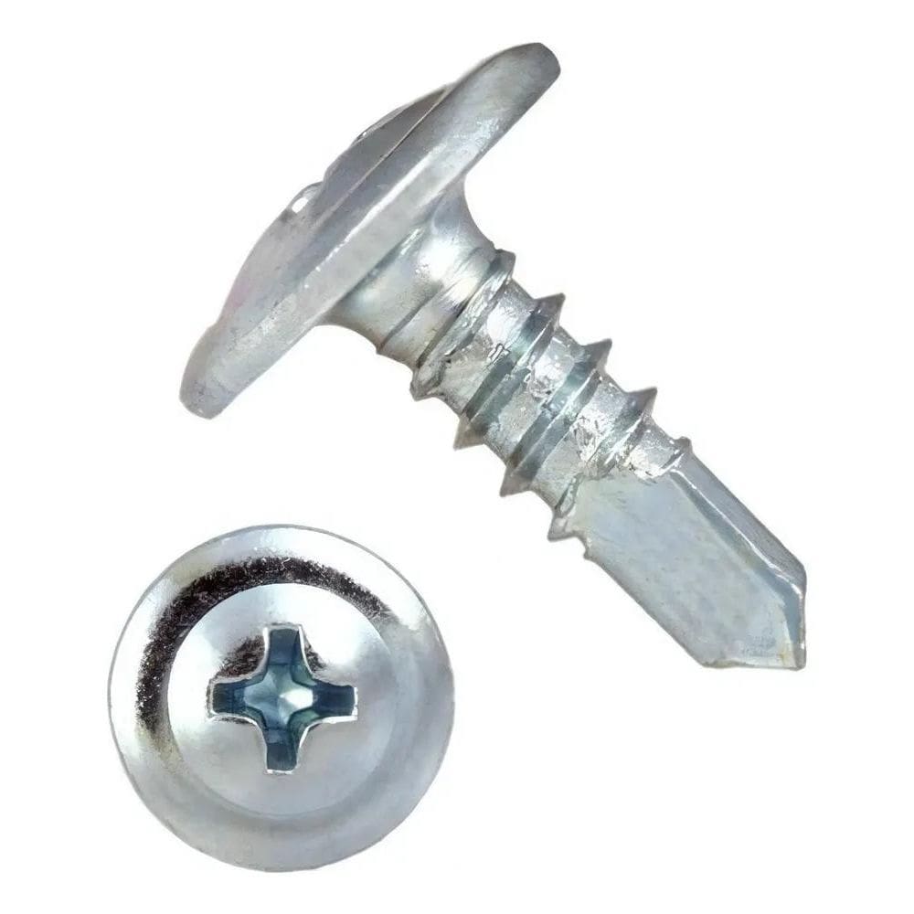 2X Kit Parafuso Autobrocante Flangeado Phillips 4,2X13 -1000