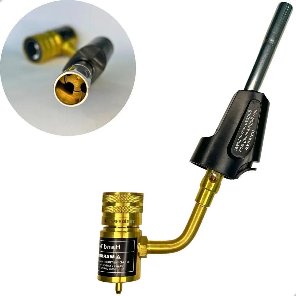 2X Maçarico Portátil Profissional Armz Turbo Tocha Acendimen
