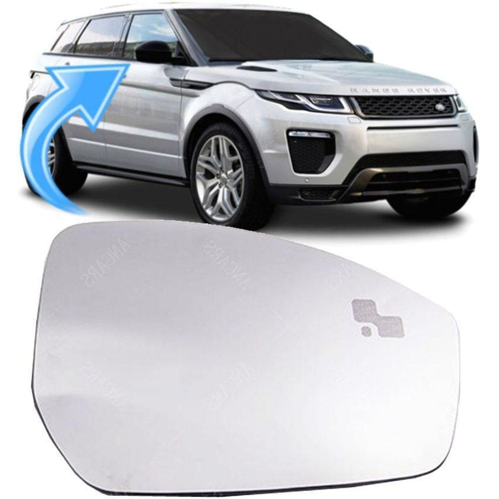 Lente Espelho Retrovisor Evoque Velar 2014 À 2020 - Direito