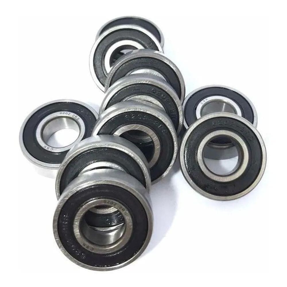 2X Kit 10X Rolamento 6202 2Rs Vedação Integrada Alta Velocid