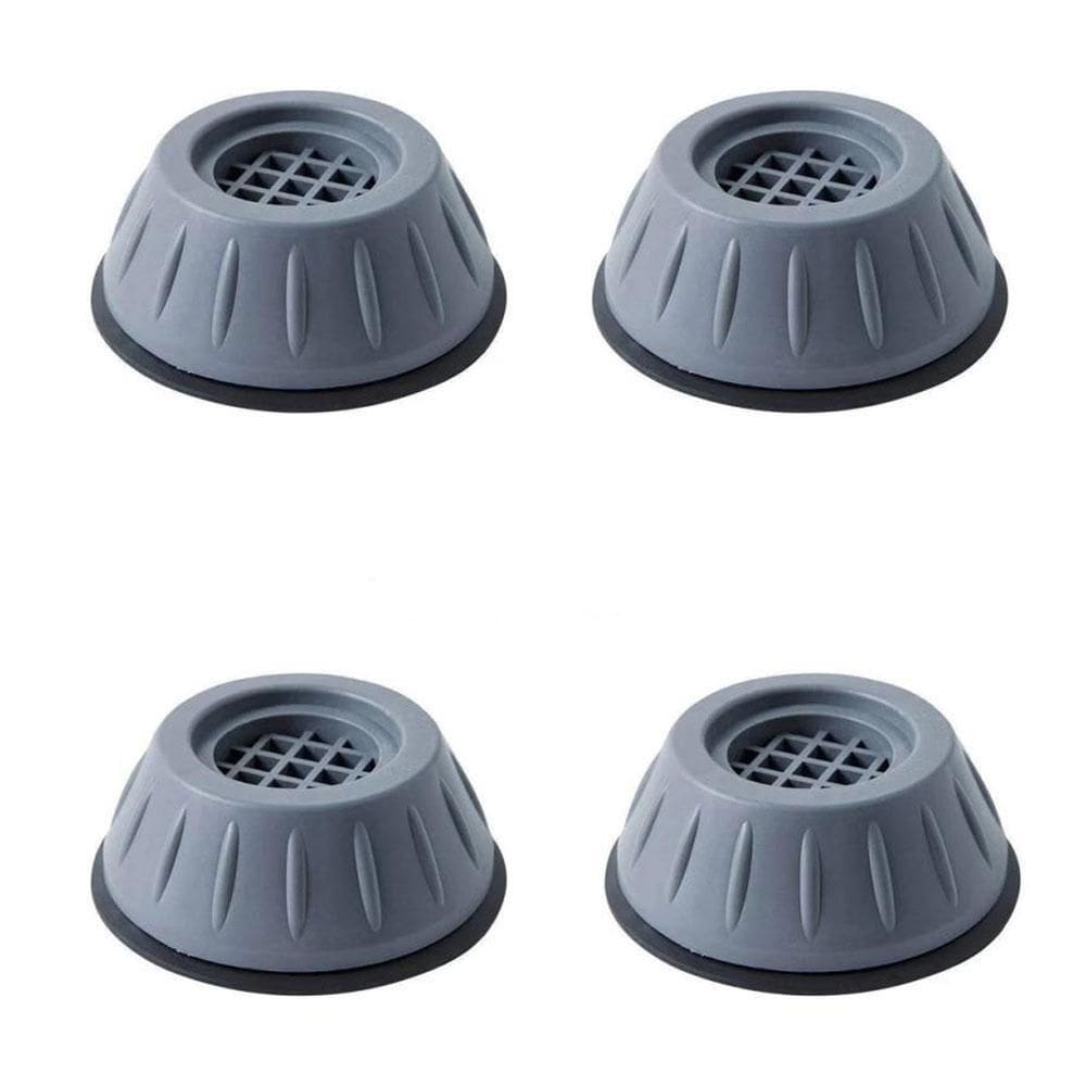 Kit 4 Peças Suporte Pé Antiderrapante Máquina Lavar Mesa