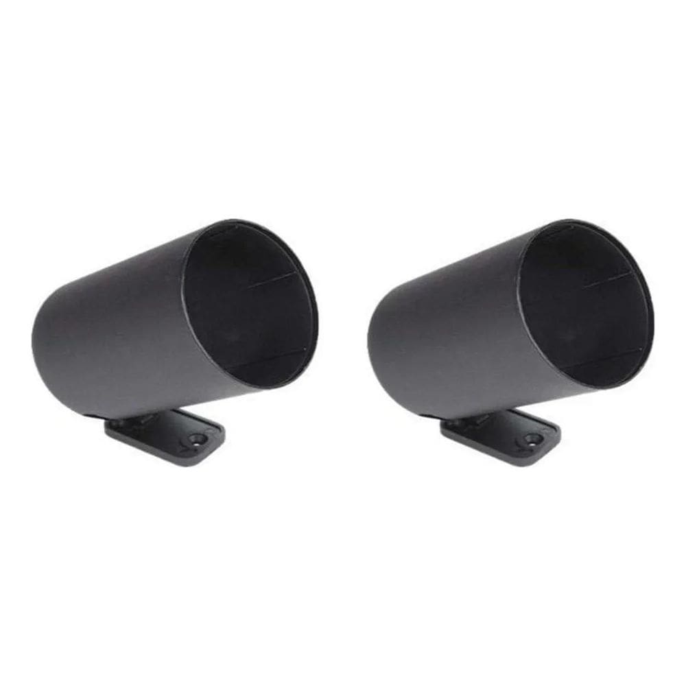 2X Copinho Para Manômetro Plástico 52Mm Preto - 2 Peças
