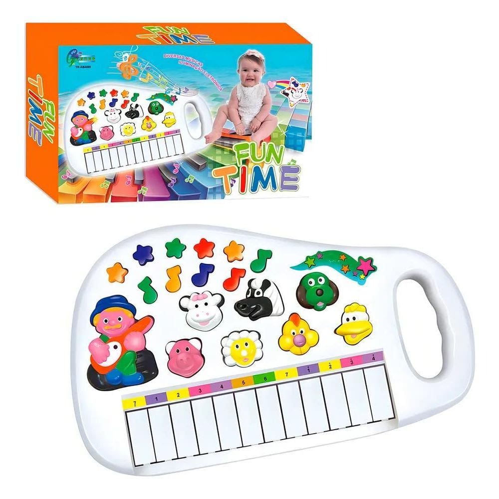 2X Mohnish Piano Infantil Teclado Bebe Criança Brinquedo Mus