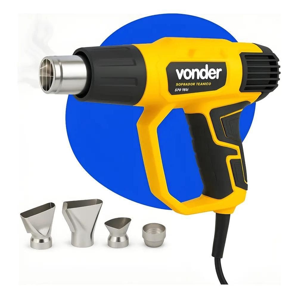 2X Soprador Térmico Vonder Profissional 500Graus 4 Bicos Plu