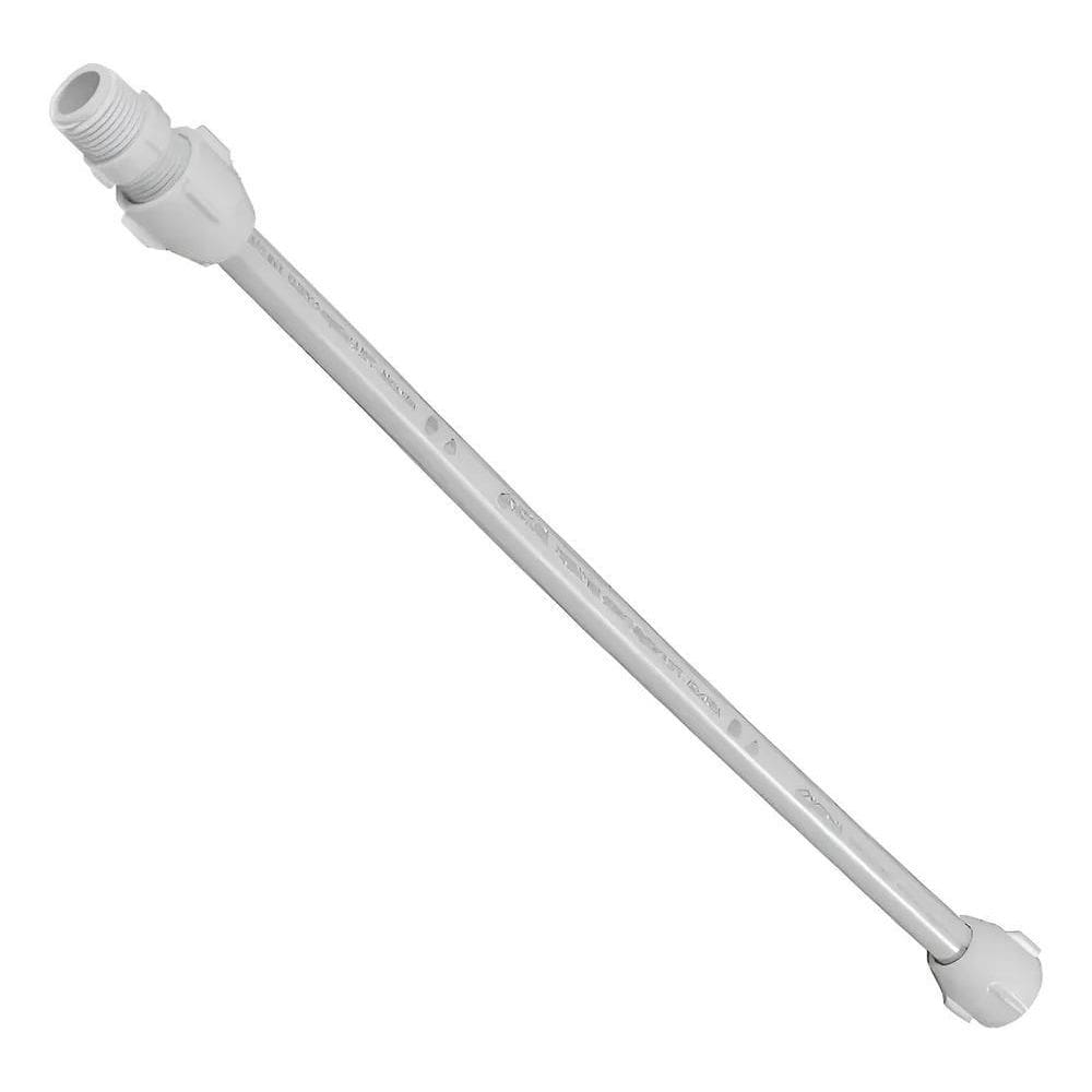 2X Engate Mangueira Rabicho Flexível Branca 1/2P 60Cm Univer