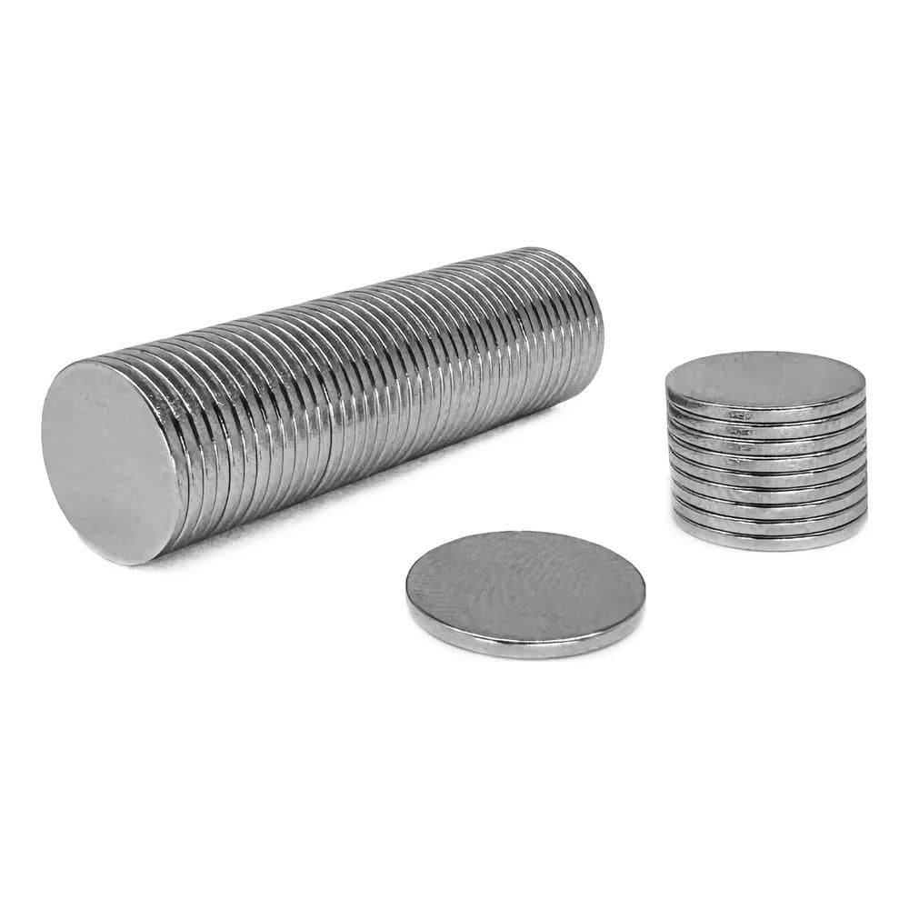 2X 20 Peças Ímã Neodímio 12X1Mm Super Forte 12Mm X 1Mm Redon