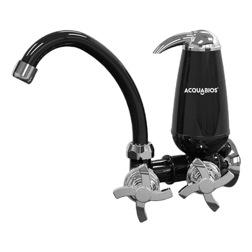 2X Torneira Com Filtro Acquabios Bica Móvel Quadriseta 1/4 E