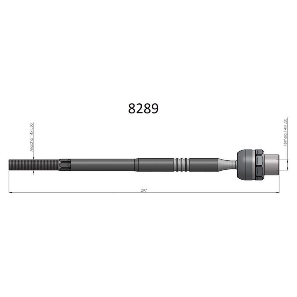 Barra Axial Novo Corsa Montana Bortec