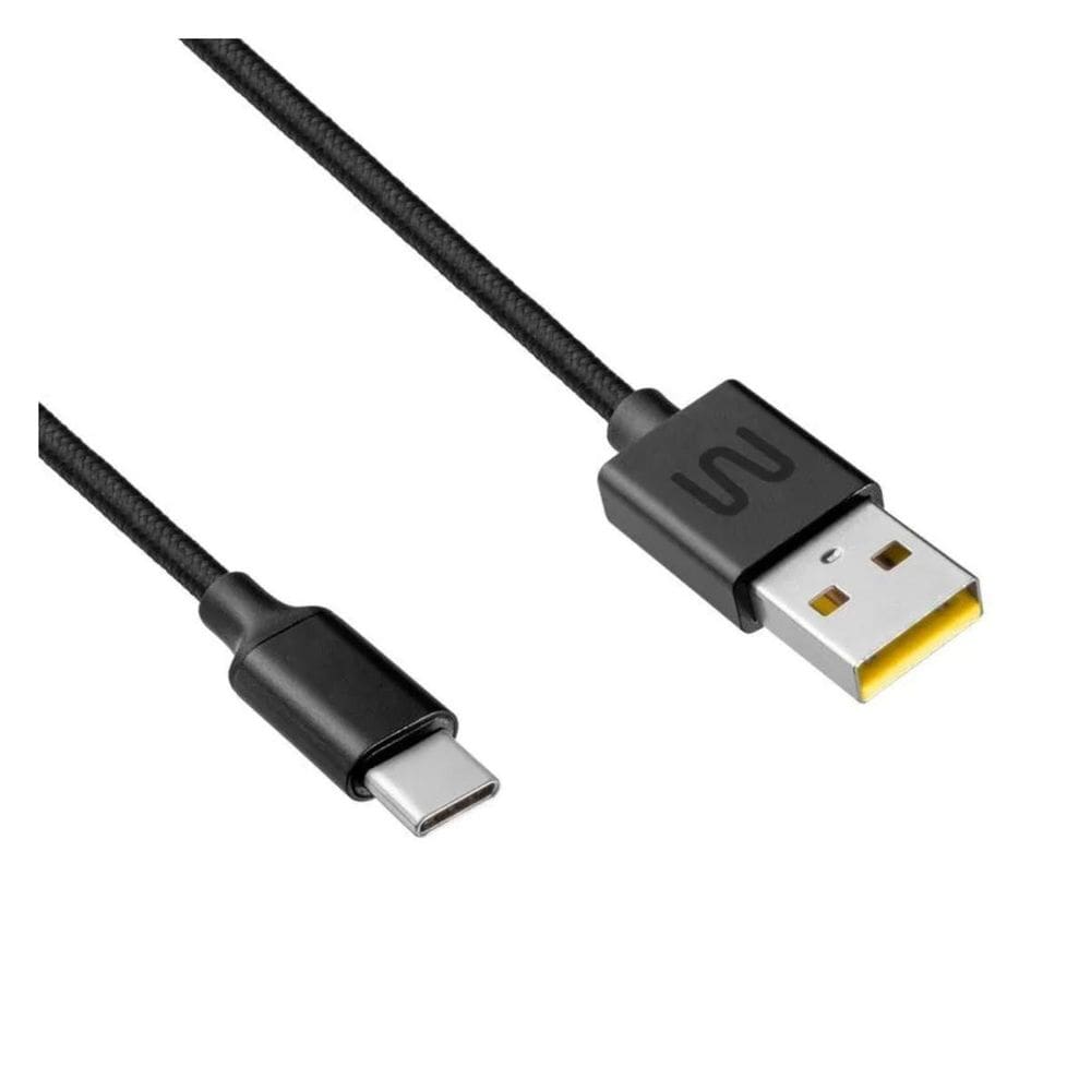 Cabo Usb A Tipo C Preto 1M Rápido Para Smartphones 4.8A