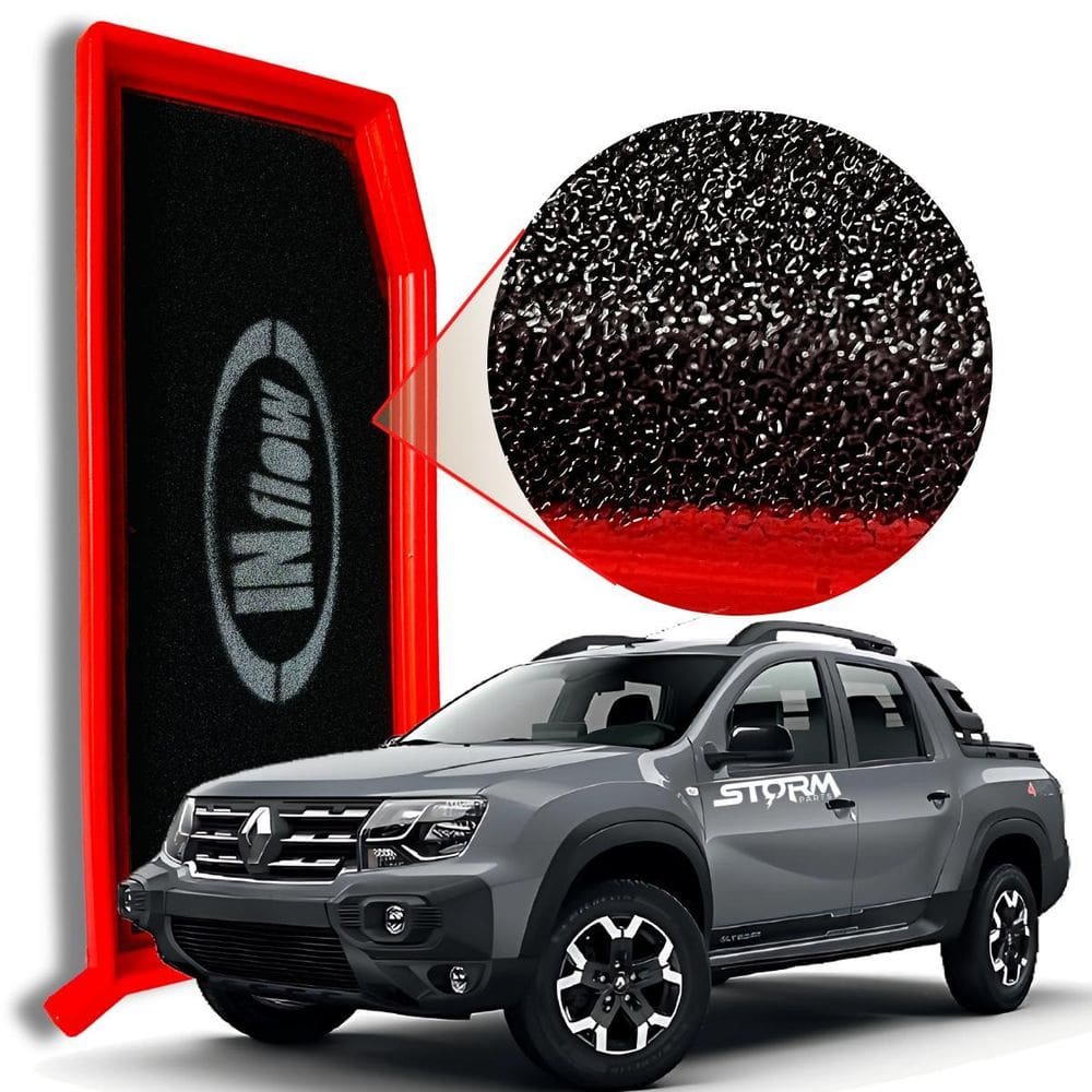 Filtro De Ar Esportivo Inflow Renault Oroch 1.6 2015 A 2022