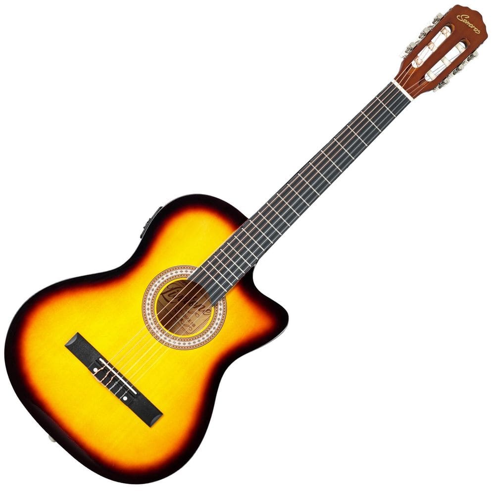 Violão Elétrico 6 Cordas Nylon Equalizador Passivo 2 Bandas