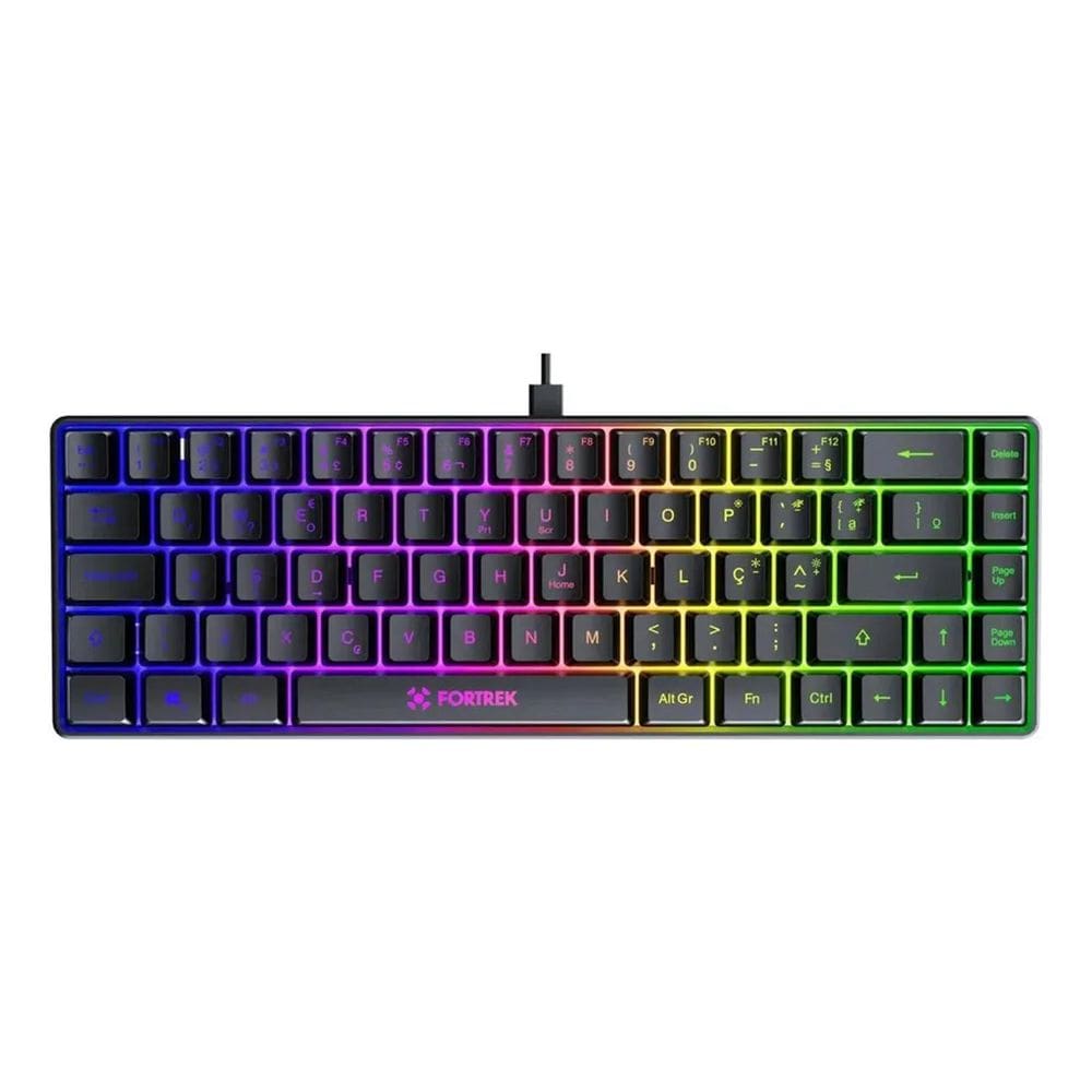 2X Teclado Gamer Fortrek Fearless 65 Compact Preto