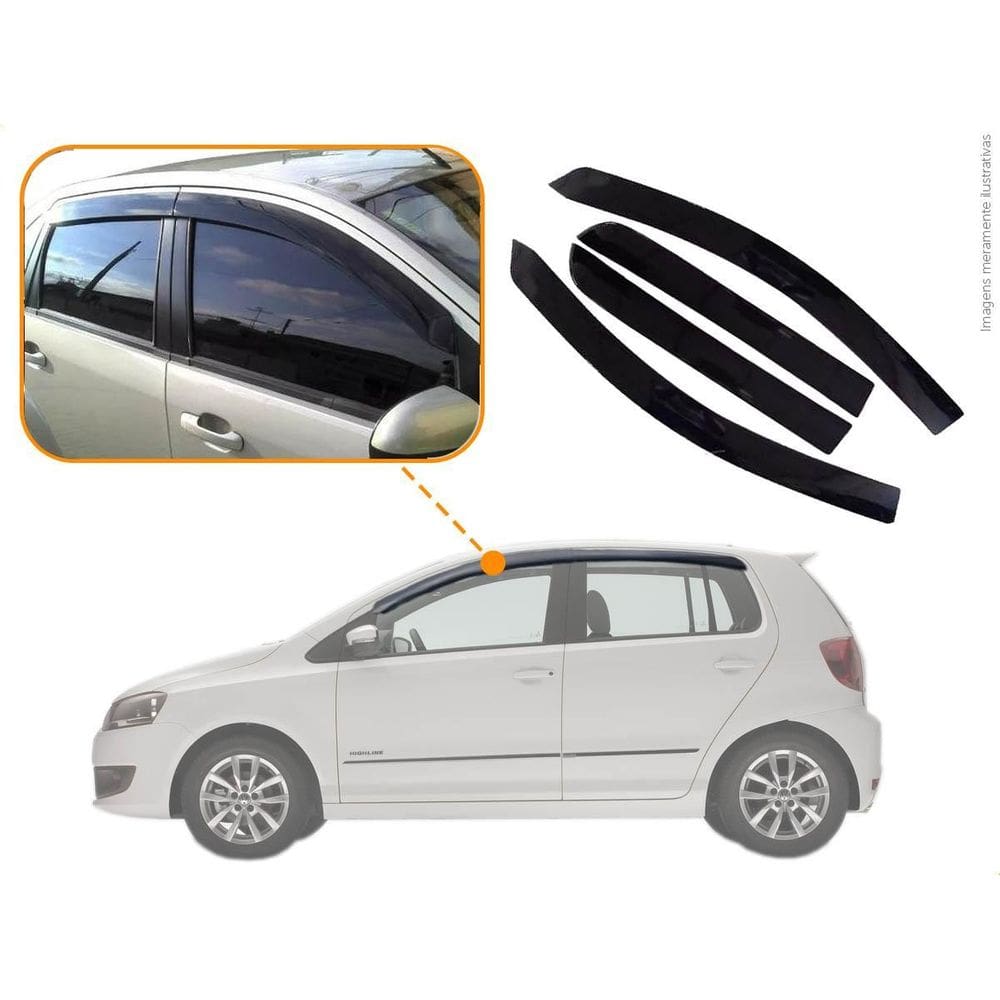 Super Calha De Chuva Fox 4 Portas 2020