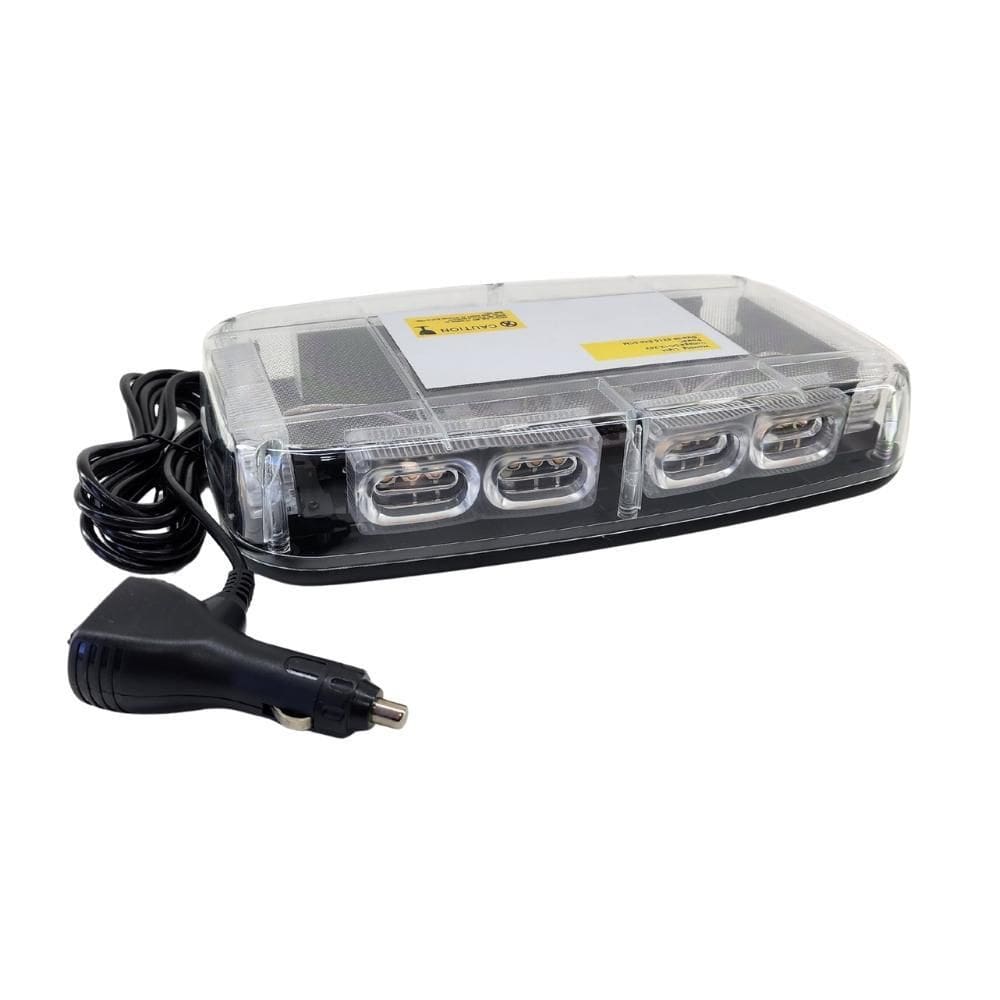 Giroflex De Led Ambar 12V E 24V 72 Leds Retangular Com Imã