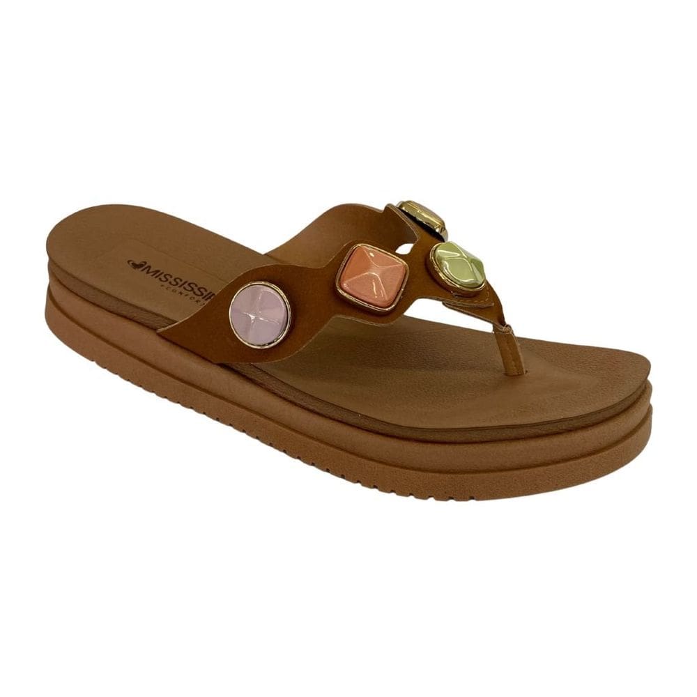 Tamanco Mississipi MF191 Feminino Mascavo casual