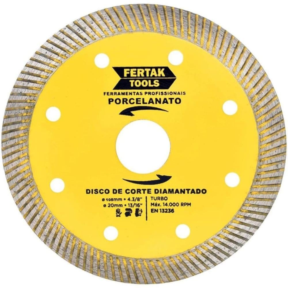 Disco De Corte Para Porcelanato 105X20Mm