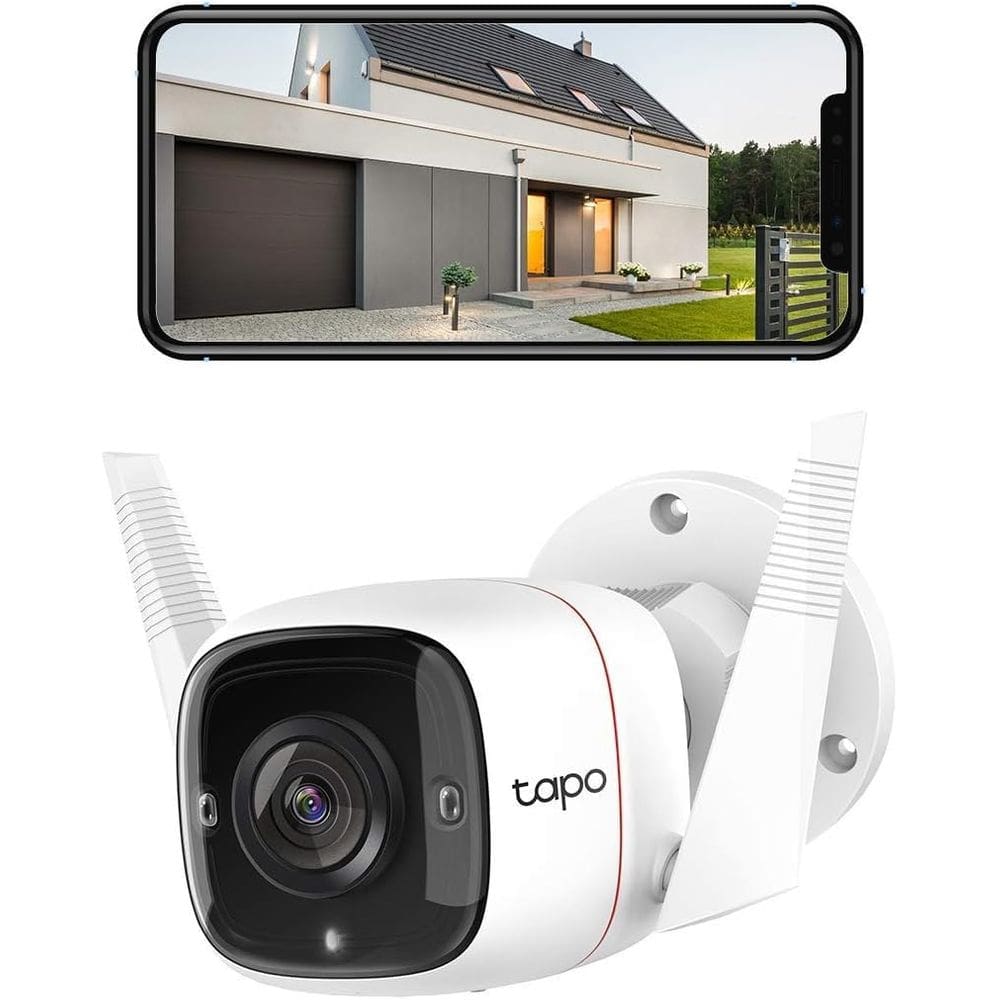 Câmera de segurança Tapo TP-Link 2K Outdoor Wired C310
