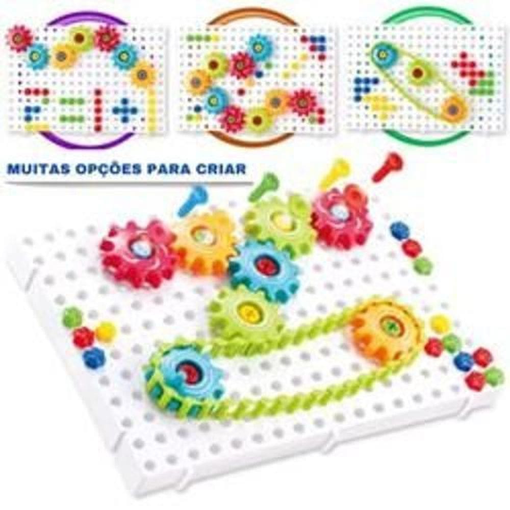 Quebra-Cabeça Engrenagem Com 98 Peças