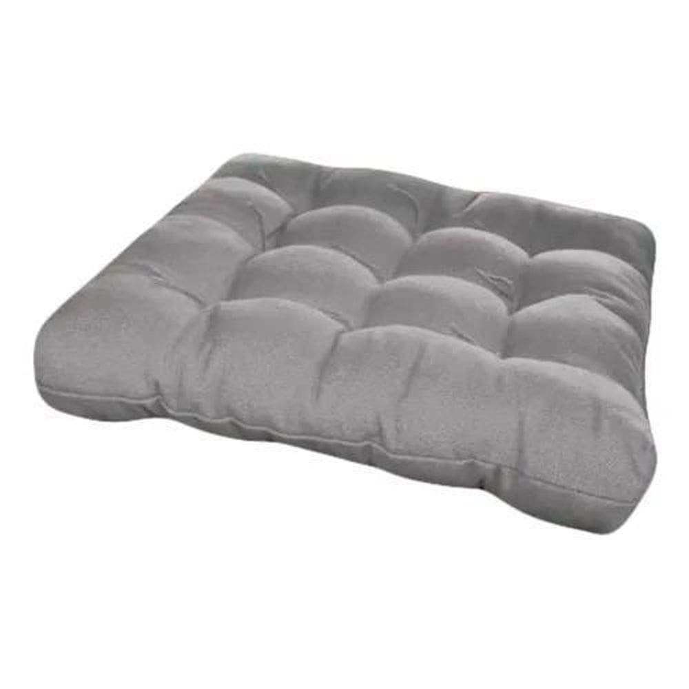Almofada Futon Cadeiras Bancos Áreas 60X60 Cm Cinza