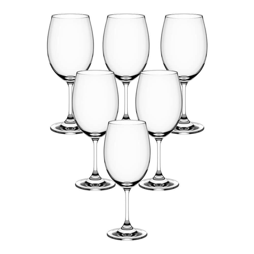Jogo De Taças De Vinho De Cristal Com Titânio