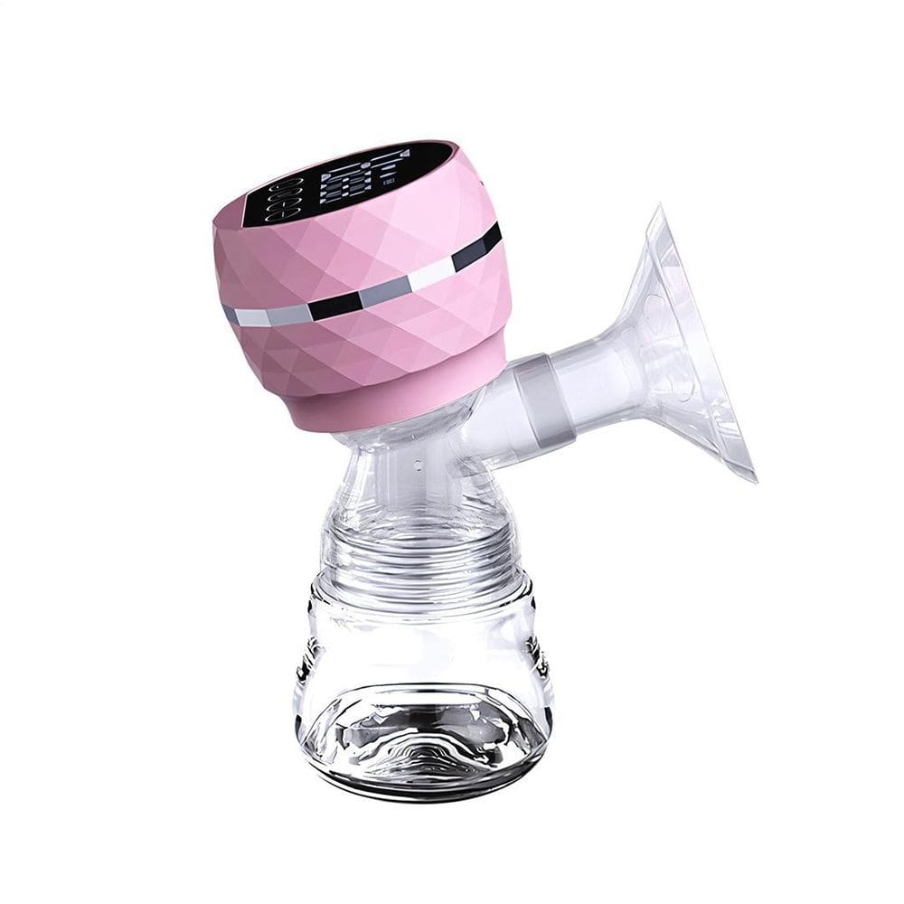 Bomba Portátil De Leite Automática 180Ml Mamadeira - Rosa