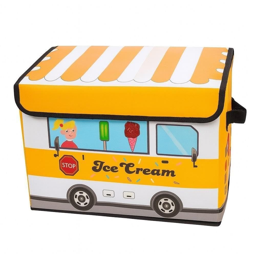 Baú Infantil Organizador Brinquedos Branco