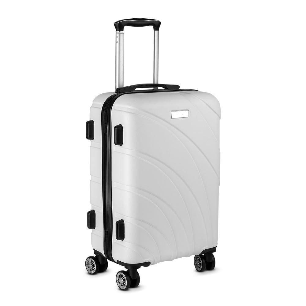Mala Média Para 52l Easy Travel Rodas 360° Branca