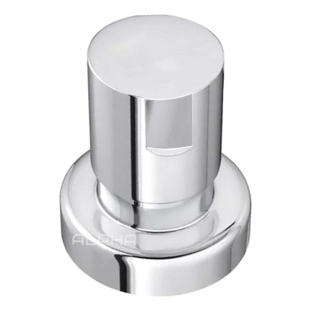2X Acabamento Registro Redondo C-44 Luxo 100% Metal Padrão D