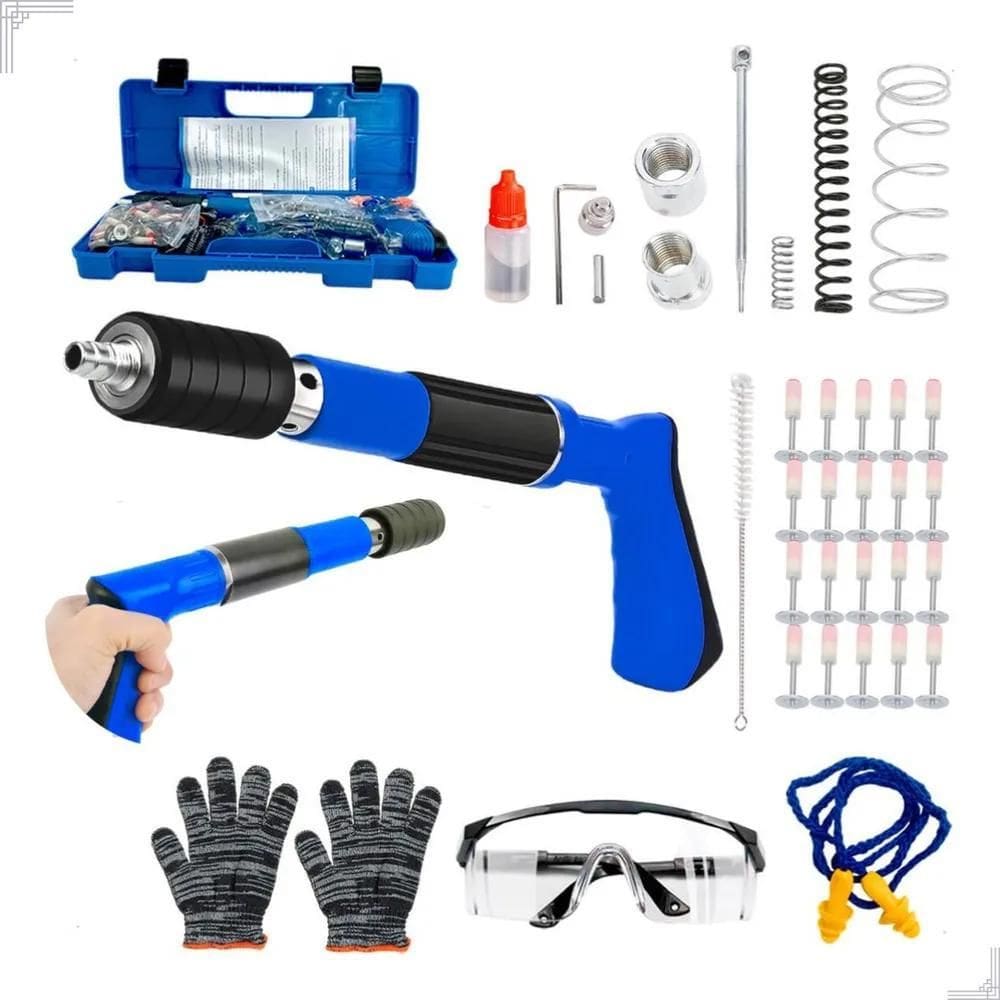 Pistola Fixação Ação Direta Finca Pinos Drywal Gesso Manual